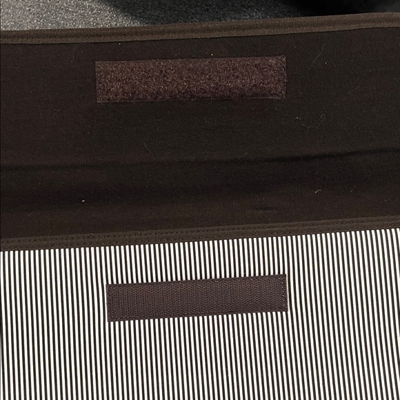 Kate Spade Men's Black and White Striped Laptop Bag - Picture 3 of 5